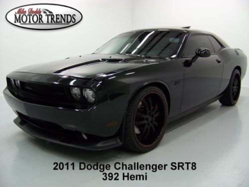 2011 dodge challenger srt-8 392 hemi navigation rearcam custom black wheels 40k