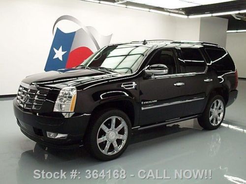 2007 cadillac escalade awd sunroof nav dvd rear cam 75k texas direct auto