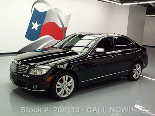 2009 mercedes-benz c300 luxury sedan sunroof 64k miles texas direct auto