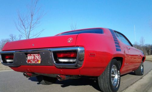 1972 roadrunner, 400, 4 speed, fe5 rallye red, beauty, 60k mile survivor