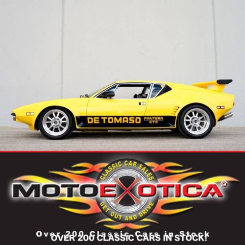 1973 de tomaso pantera gt5-steel body-california car-ford v8