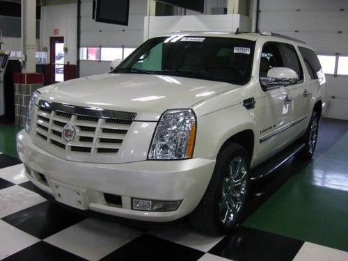 2009 escalade esv~white diamond~navigation~22's~loaded!