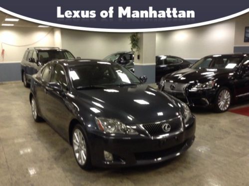 2010 lexus is250 awd 4x4 pre owned certified low miles gray black