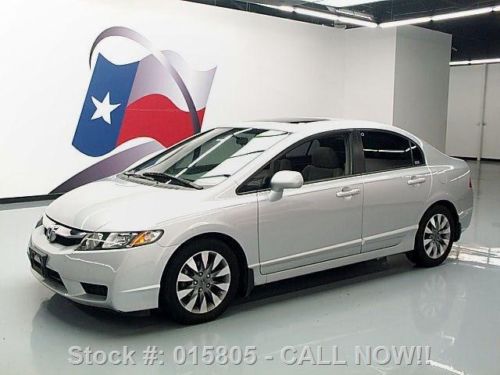 2009 honda civic ex sedan automatic sunroof nav 65k mi texas direct auto