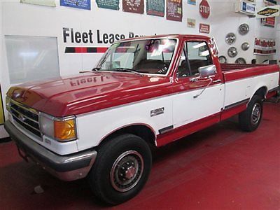 No reserve 1989 ford f-250 xlt long bed, 1 owner, low miles