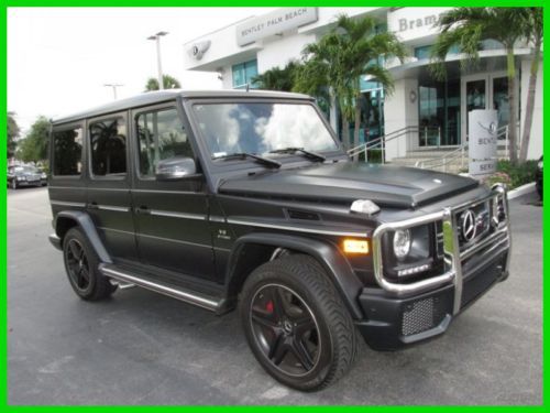 14 designo magno night black matte g-63 awd suv *navigation *camera *low mi:2k