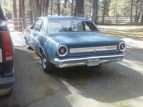 1967 ford falcon 2 door futura 3.3l automatic