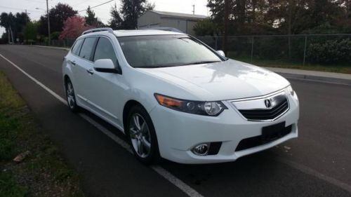 2013 acura tsx wagon white leather 4000 kmi