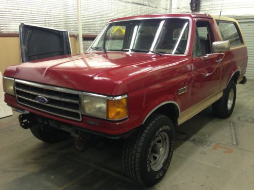 1991 full size ford bronco&gt;&gt;4x4&gt;&gt;eddie bauer&gt;&gt;rust free