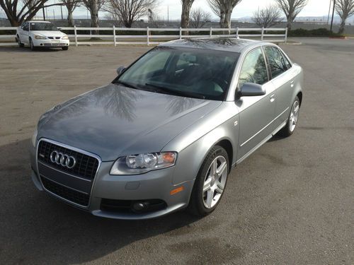 S-line! perfect condition! no reserve! awd! 2008 audi a4 quattro 2.0l turbo