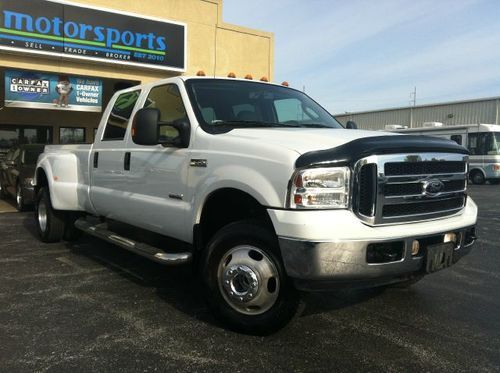 2006 ford f350 lariat*4wd*turbo diesel*rev snsrs*adj pdls*htd lthr seats