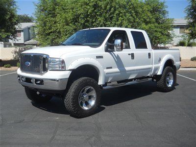 2007 ford f350 super duty crew cab lariat pickup 4d, 4wd turbo diesel