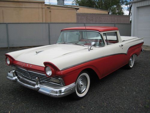 Nice 1957 ford renchero, good driver, nice body, clasic &amp; mostly stock. "look"