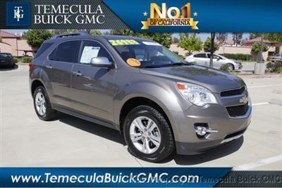 Chevrolet equinox awd 4dr ltz low miles suv automatic 2.4l 4-cyl sidi dohc gray