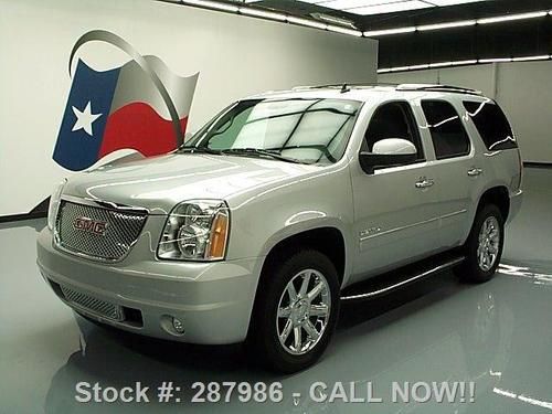 2012 gmc yukon denali awd/4x4 sunroof nav dvd 20's 14k texas direct auto