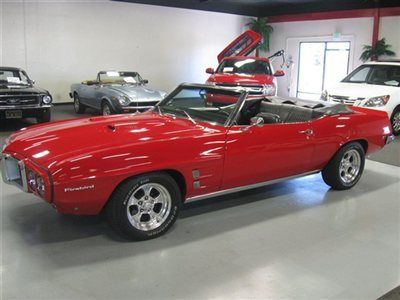 1969 pontiac firebird convertible 400ci v8 automatic power soft top exhaust