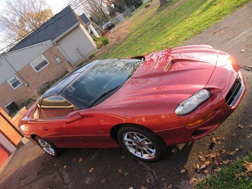 2002 camaro ss som sunset orange metallic - only 18k miles! 35th z28/ss