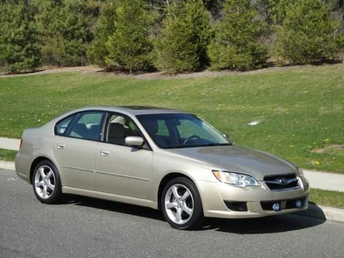 2008 subaru legacy awd 2.5i sedan  1 year warranty