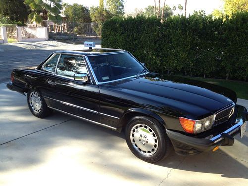 1988 mercedes benz 560sl black