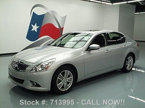 2013 infiniti g37 journey sedan sunroof rear cam 16k mi texas direct auto