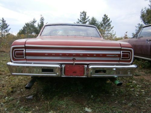 65 chevelle malibu ss a/c 4 speed 12 bolt tilt steering dash clock tach guages