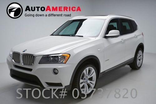 16k low miles 2012 bmw x3 35i one 1 owner leather nav panoramic roof certified