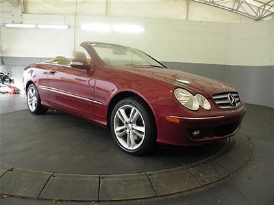 2008 mercedes clk 350 cabriolet-only 29k-clean carfax-extremely clean