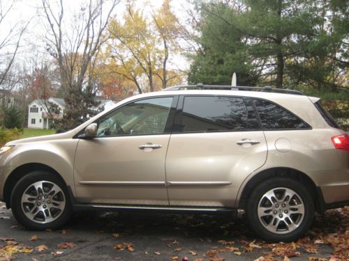 Acura mdx 2007 technoly gold  clear carfax, 62,752 miles