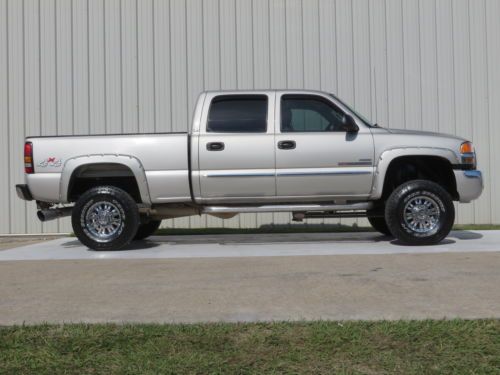 06 sierra 2500hd (slt) 6.6 duramax (lbz) 6spd allison 2-owners lift new-tires tx