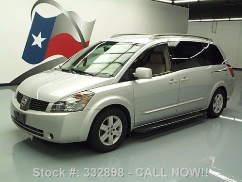 2004 nissan quest sl 7-pass htd leather park assist 70k texas direct auto