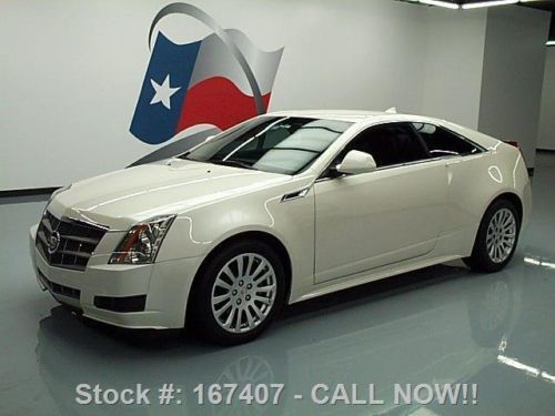 2011 cadillac cts 3.6l v6 coupe automatic leather 47k!! texas direct auto