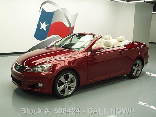 2010 lexus is250c hard top nav rear cam vent seats 61k texas direct auto