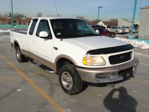 1997 ford f-150 xlt 4wd extended cab pickup 3-door 5.4l good running truck