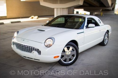 2003 ford thunderbird  convertible htd leather seats hardtop 1 owner carfax