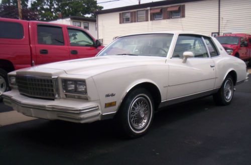 1980 chevrolet monte carlo landau 2 door triple white bucket seat car 350 chevy