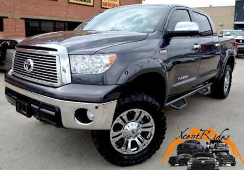 2011 toyota tundra platinum crewmax 4x4 lifted navi xd wheels free shipping