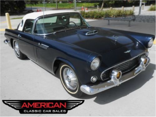 1956 ford thunderbird convertible v8 2-tops continental kit