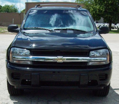 Black 2007 chevrolet trailblazer ls 4x4