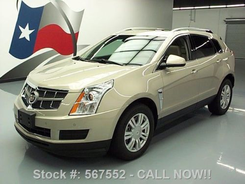 2010 cadillac srx lux collection pano sunroof nav 31k texas direct auto