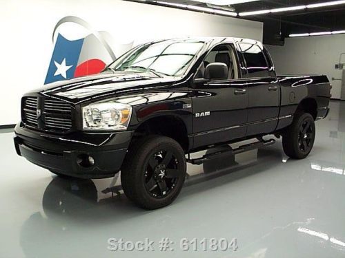 2008 dodge ram sport quad hemi lifted leather 20&#039;s 86k texas direct auto