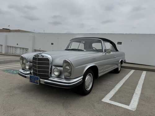 1963 mercedes-benz 220 se cabriolet 4 speed manual