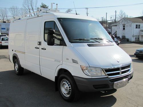 Dodge sprinter 2500 turbo diesel cargo van!! racks and shelves installed