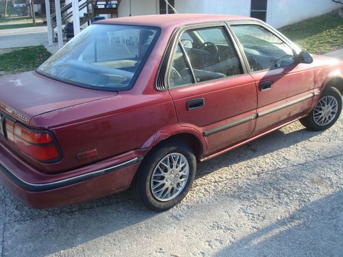 1992 toyota carolla 4 door sedan