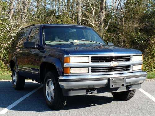 ~~98~chevy~tahoe~2 door~auto~4x4~ls~5.7l~rare~no reserve~~