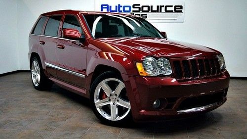 2009 jeep srt-8, rare inferno red, vortech supercharger, cam! we finance!