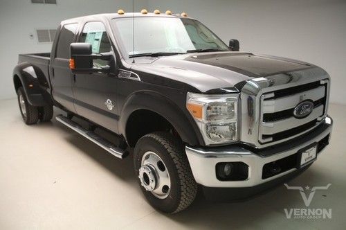 2013 drw lariat crew 4x4 fx4 navigation sunroof heated cooled leather diesel