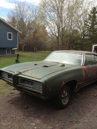 Pontiac gto 1968 2-door coupe 242 titled project/parts car  no reserve