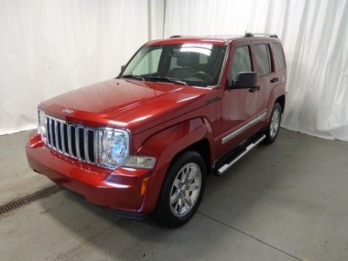 2011 jeep liberty limited 4x4 leather bluetooth harddrive chrome wheels sunroof