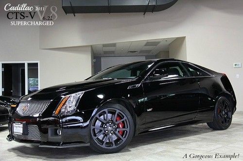 2011 cadillac cts-v coupe only 24k miles recaros navigation back up cam loaded!