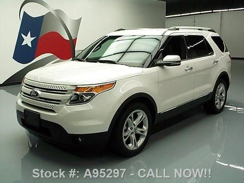 2011 ford explorer limited nav rear cam 20" wheels 34k texas direct auto